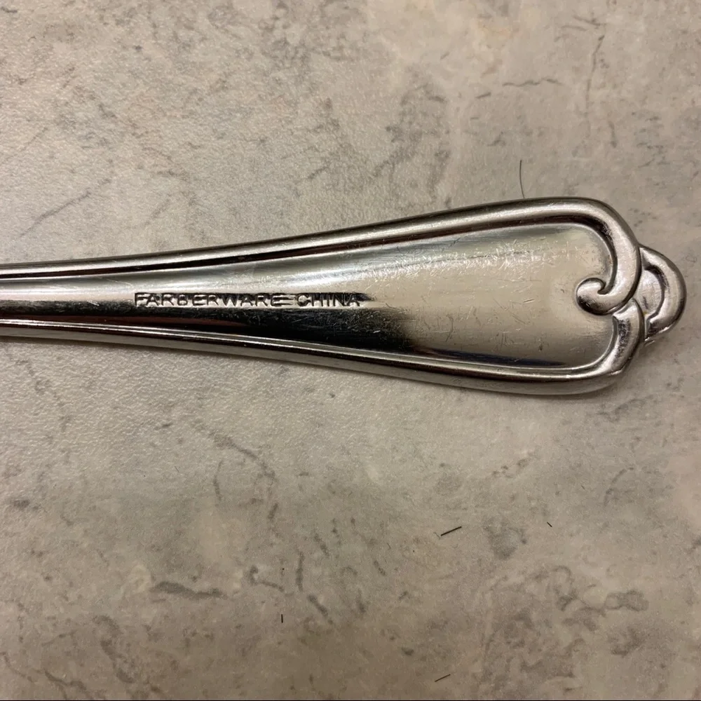 4/$15 One Farberware stainless steel flatware dinner fork